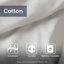 Ensemble de housse de couette pour lit double / grand en jacquard de coton-121790334-121790333