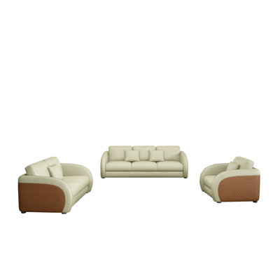 Noir 3 - Piece Living Room Set