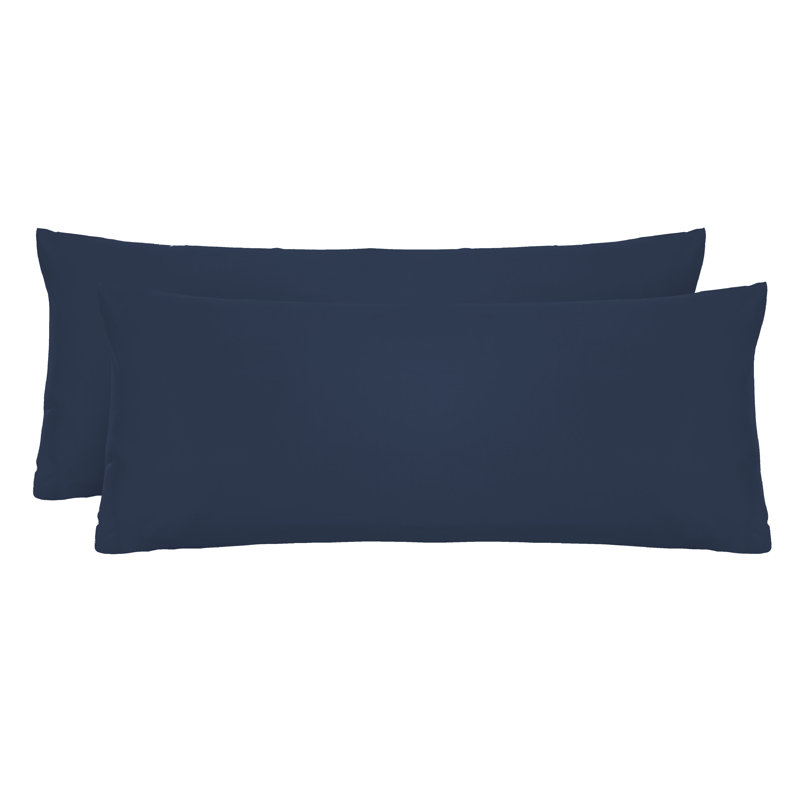Rectangular Lumbar Cushion Cover, Titanium, 15cm H x 40cm W x 1cm D