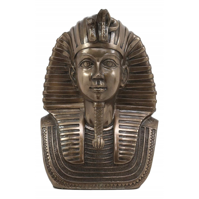 Adélite modèle cobra et vautour masque de pharaon égyptien Tut Bust