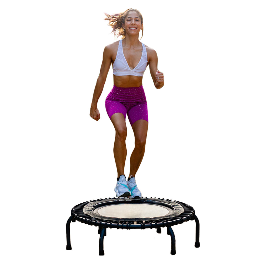 JumpSport 220 Small Rebounder for Adults, 39" ESSENTIAL Home Fitness Trampoline JumpSport