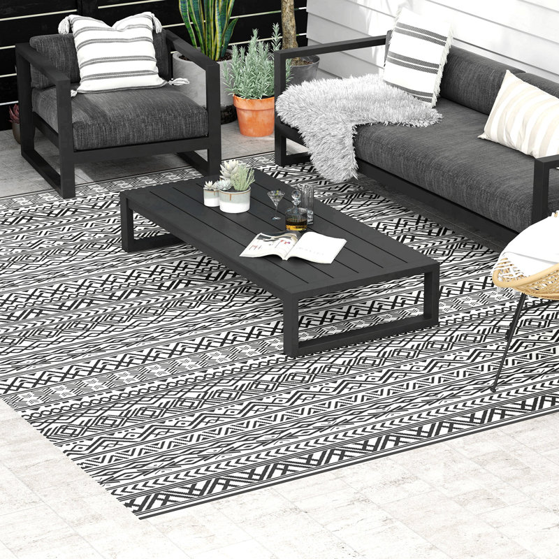 Area Rug, Reversible Outdoor Rug, Waterproof Plastic Straw Floor Mat, Portable RV Camping Carpet, Large Floor Mat For Backyard, Deck, Picnic, Beach, Border