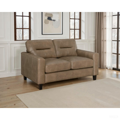 Remington Faux Leather Sofa