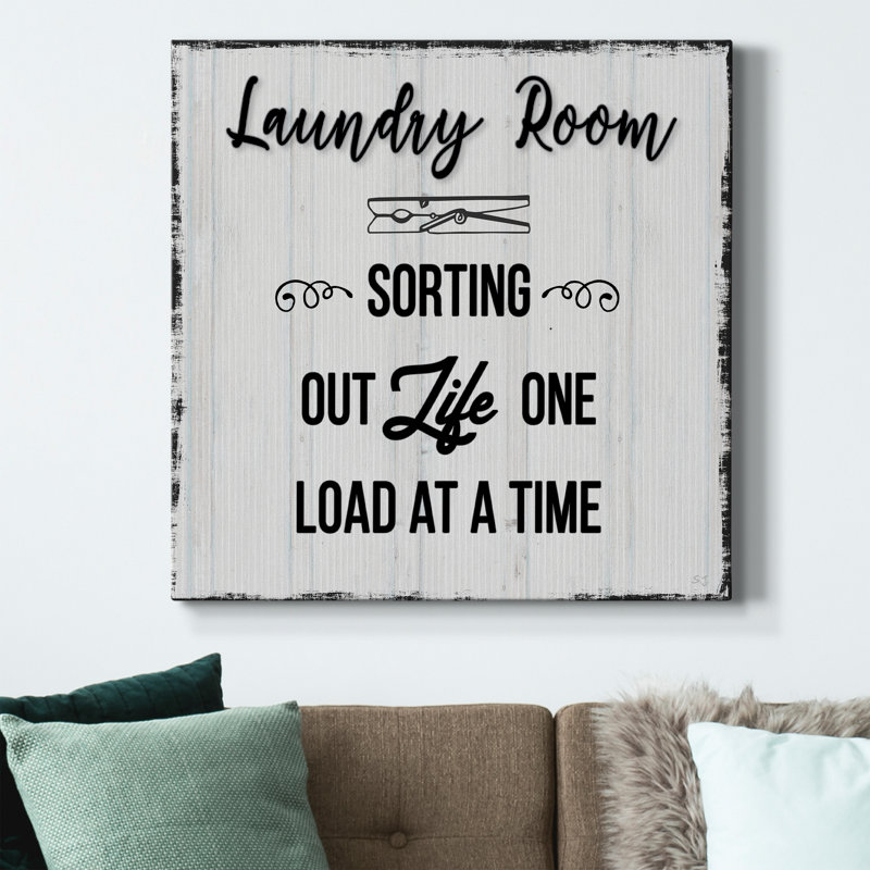 Sorting Out Life - Toile tendue avec châssis de qualité supérieure - prête à être accrochée, H 40 po x l 40 po x P 1 po