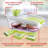 Brentwood 8 - Piece Mandoline Slicer Set