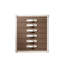 Coffret à bijoux vertical style valise vintage 94 cm (37 po) – Structure en bois massif multicouche recouverte de cuir microfibre, rangement à plusieurs tiroirs en velours rose, finitions luxueuses et rivetées.