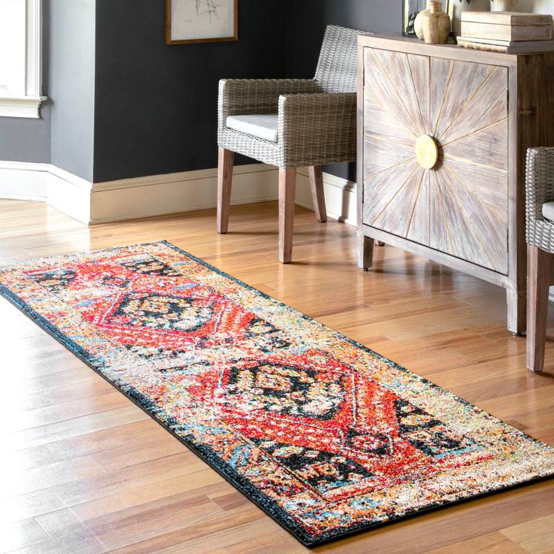 Kordell Machine Woven Indoor/Outdoor Rug , Runner 2'8" x 8'