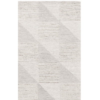 Tapis en laine et coton touffeté à la main Ebony 823