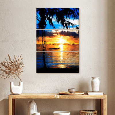 Blue Sunset Paradise