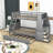 Falu Kids Twin Over Full Bunk Bed with Trundle with Drawers-2099967101