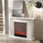 Ivory Landscape Electric Fireplace-108072228