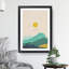 Nordic Minimalist Landscape No.2 - Picture Frame Graphic Art-62809183-62809180