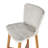 Lymington Outdoor Bar Stool, Teak Finished Wood With Light Grey Wicker, Set Of 2-2010123968