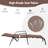 Outdoor Metal Chaise Lounge