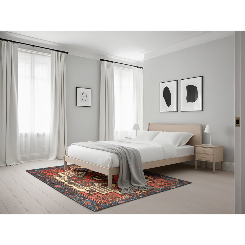 Altigarron Performance Oriental Indoor Rug, Rectangle 5' x 7'