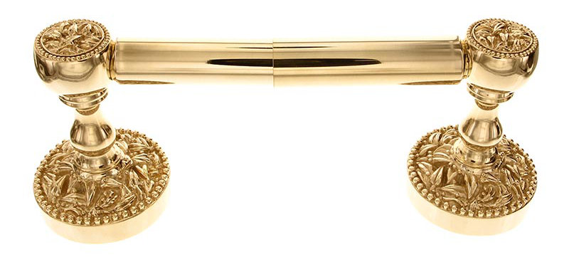 San Michele Wall Mounted Toilet Paper Holder, Polished Gold