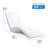 Pool Lounger, Fade-Resistant, Waterproof Patio Furniture, Pool Lounge Chair For Sun Shelf, Use In Pools With Shelves Up To 9-Inches Deep Or Outside Pool Deck, Weighted, White
