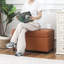 Banc de rangement avec repose-pieds 31 po-132263638
