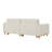 Laima 82.6" W 2-Piece Polyester Upholstered Loveseat with Solid Wood Legs -29519671