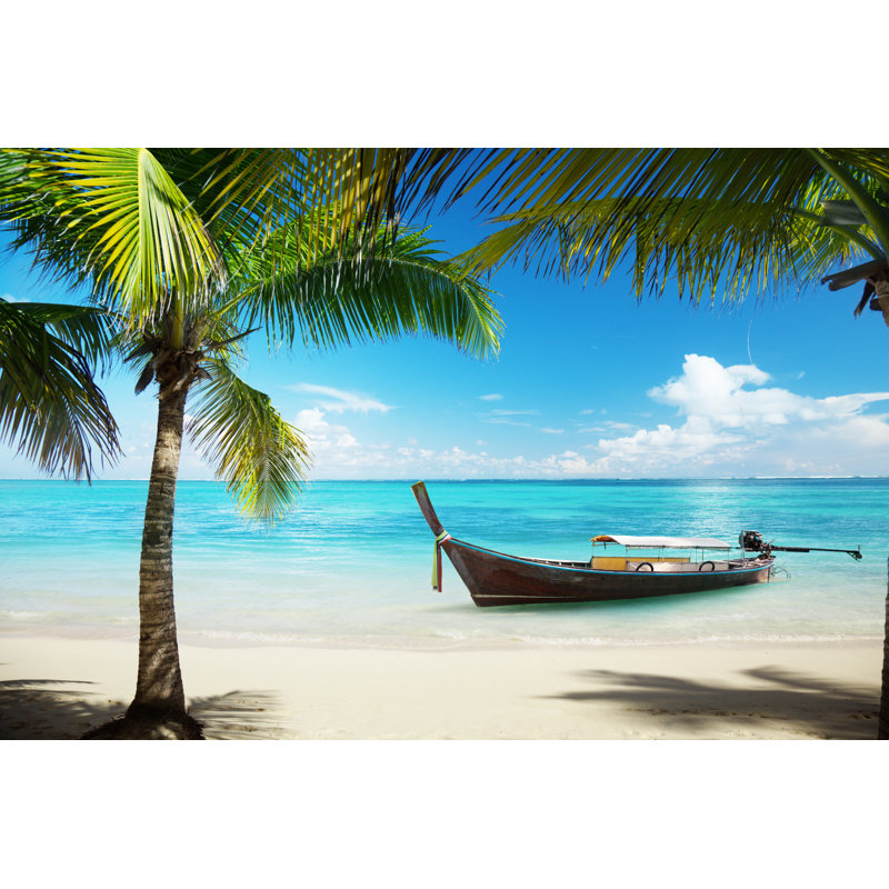 «Beach Scene» par Iakovkalinin - photographie sur toile tendue, L 48 po x H 32 po
