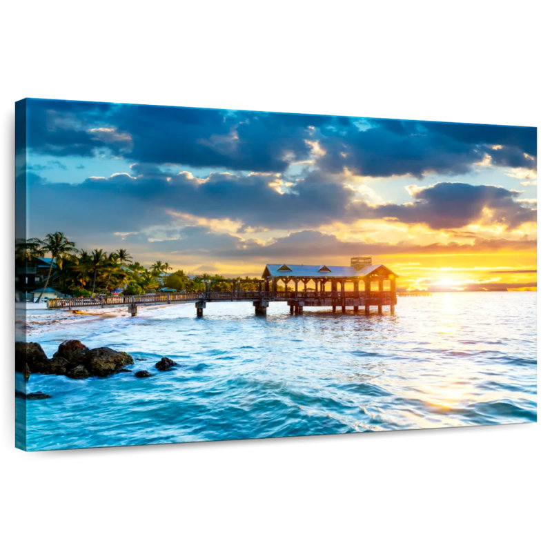 Key West Beach Gazebo, 34" H x 51" W