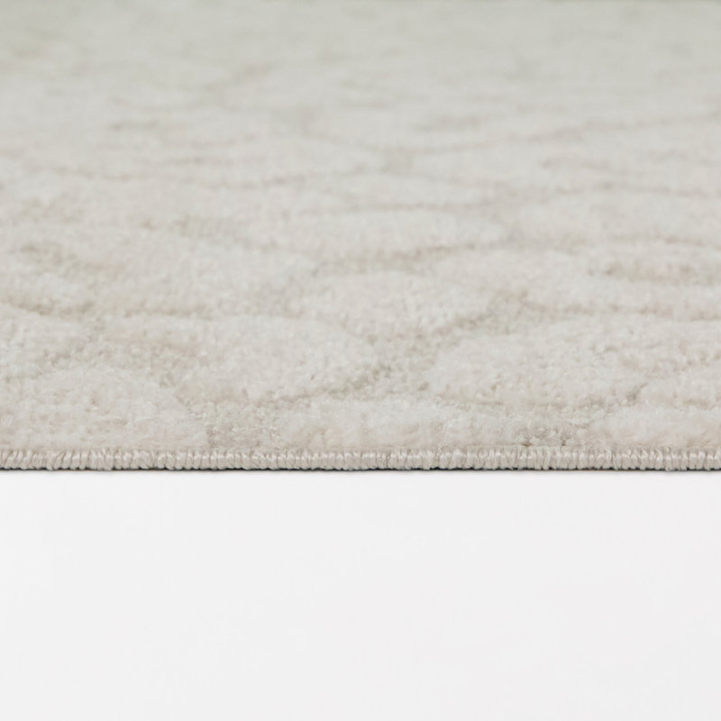 Franquelo Cream Global Animal Print Area Rug, 5'3" x 7'