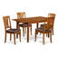 Ensemble de salle à manger en bois d'hévéa Adonica-1792733600-1875208585