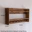 Tablette murale rustique en bois massif