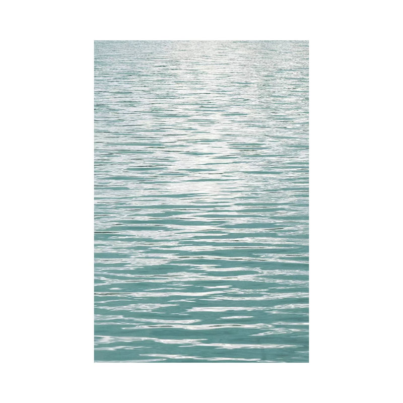 Ocean Current Aqua II by Maggie Olsen - Wrapped Canvas Print, 20.32 cm H x 30.48 cm W
