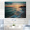 Tranquil Shores Sunset Beach Horizon II - Beach On Wood Print