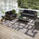 Chenille Washable Abstract Rug