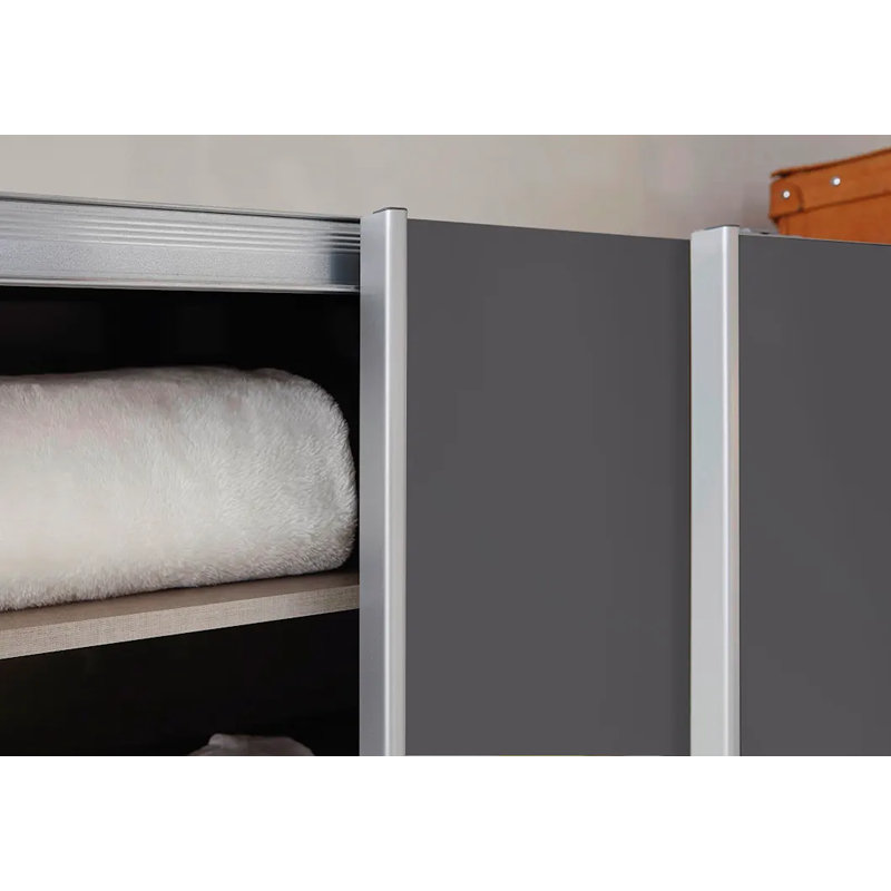 Caracas 3 Door Manufactured Wood Wardrobe, Classic, 210cm H x 271cm W x 62cm D, Artisan Oak