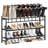 3-Tier Free Standing Boot Rack And Shoe Organizer - Heavy Duty Metal Storage For Tall Boots, Sneakers, And Footwear - Holds Up To 10 Pairs With Ventilated, Space-Saving Design-522494166-522494171