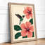 Hummingbird and Hibiscus Botanical - Framed Print-1468942486-1468942490