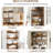 Bamboo Wire Shelf Covers For Pantry And Closet, Snap-On Wire Rack Covers, No Tools Installation, Durable And Elegant Finish For Organized Storage