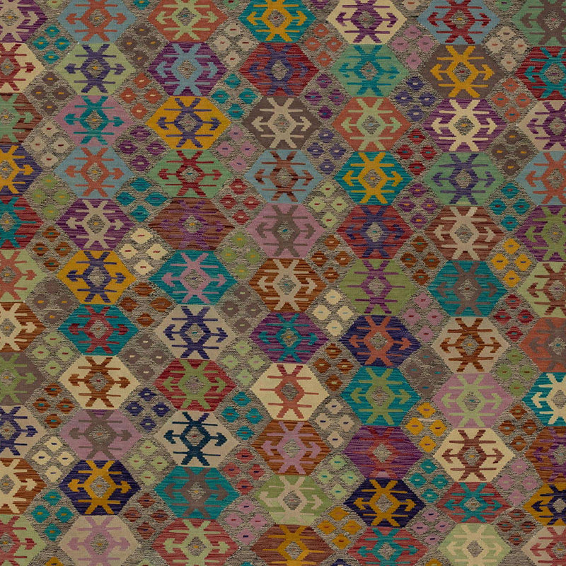 Tapis abstrait moderne 1930, Carré 7 pi