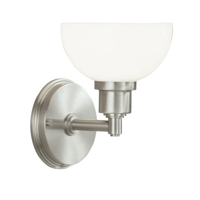 Aldusa 8.5'' High 1-Light Sconce - Brushed Nickel