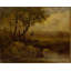 "Sans titre" par Edward Mitchell Bannister - Art mural sur toile tendue avec châssis-1938573479