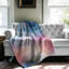 Motif rose et bleu - couverture de qualité supérieure 1 pièce-99252586