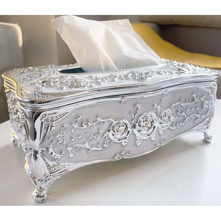 Acrylic Hinged-Lid Boutique Tissue Box