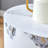 Versatile Cylindrical Table with Patterned Design for Multiple Uses, Ideal for Coffee, Dining, and Writing