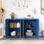 Buffet de rangement 4 portes avec tablettes réglables et poignées rétro Atimon-165805655