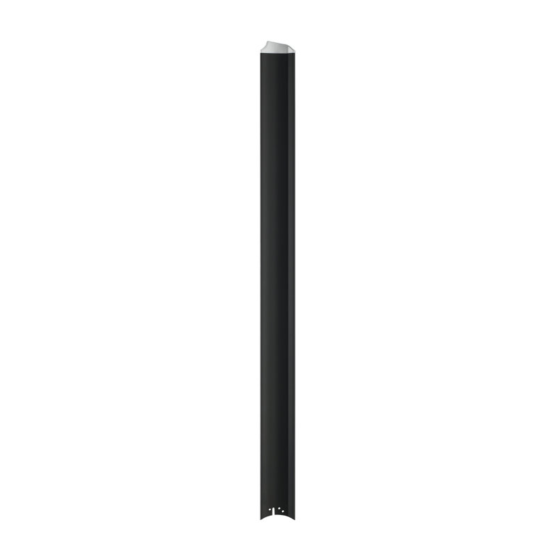 Ventilateur de plafond sur mesure Stellar - ensemble de 8, H 1,4 po x l 33,13 po x P 3,6 po, Noir avec ton argenté