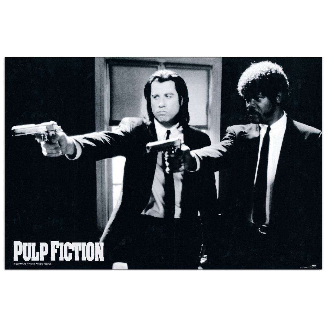 Pulp Fiction Poster Vintage Advertisement Plaque