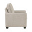 Ensemble de canapés contemporains 3 pièces Taupe