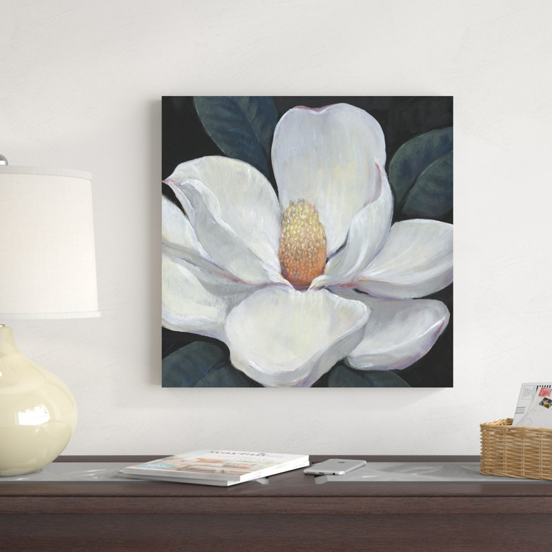«Blooming Magnolia I» par Timothy O 'Toole - peinture sur toile tendue, H 20 po x l 20 po