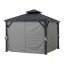 10 Ft. W x 10 Ft. D Steel Patio Gazebo