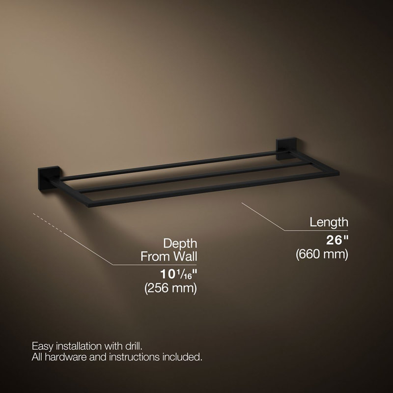 Square Hotelier, Matte Black