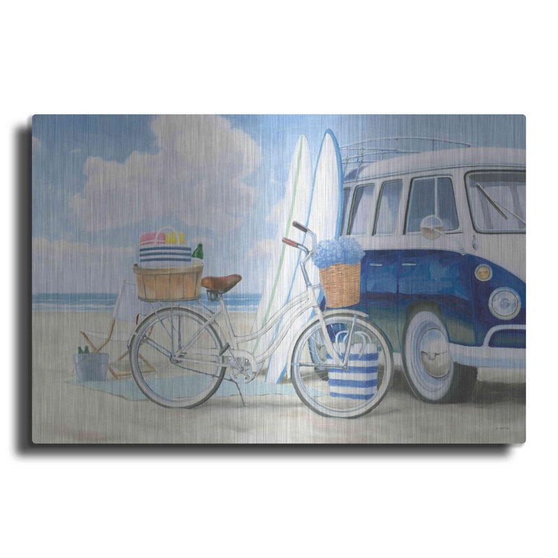 «Beach Time I» par James Wiens, H 12 po x l 16 po