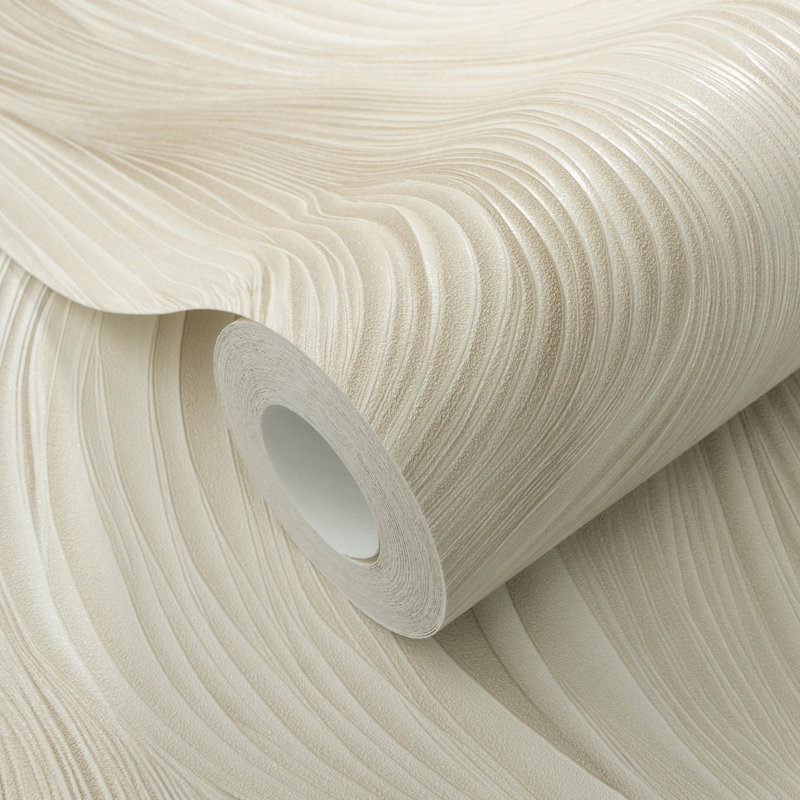 Waves of Wallpaper, Beige